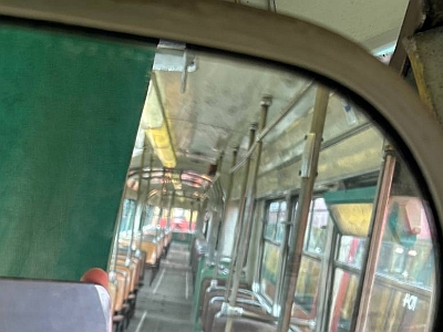 Салон трамвая. Фото к.т.н. С. Семченкова